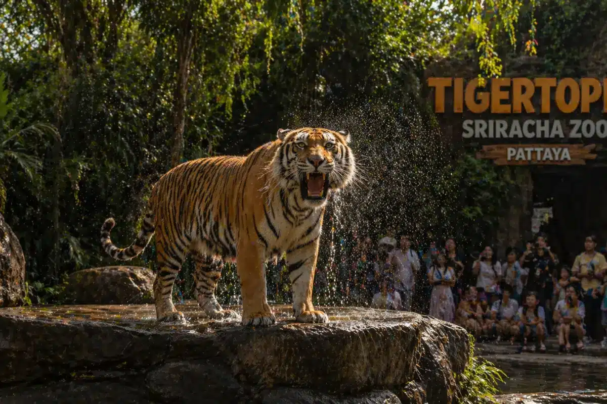 Lee más sobre el artículo Tiger Topia Sriracha Zoo – A Thrilling Wildlife Experience in Thailand